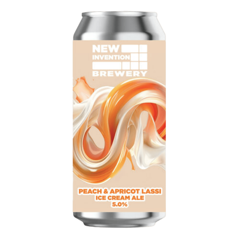 New Invention Brewery Peach & Apricot Lassi (Fruit Ale, 5%) 440ml Low Cost Beer