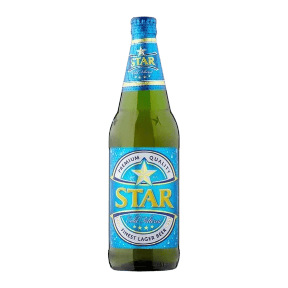 Nigerian Breweries Star Lager (Nigeria) (5.1%) 600ml Low Cost Beer