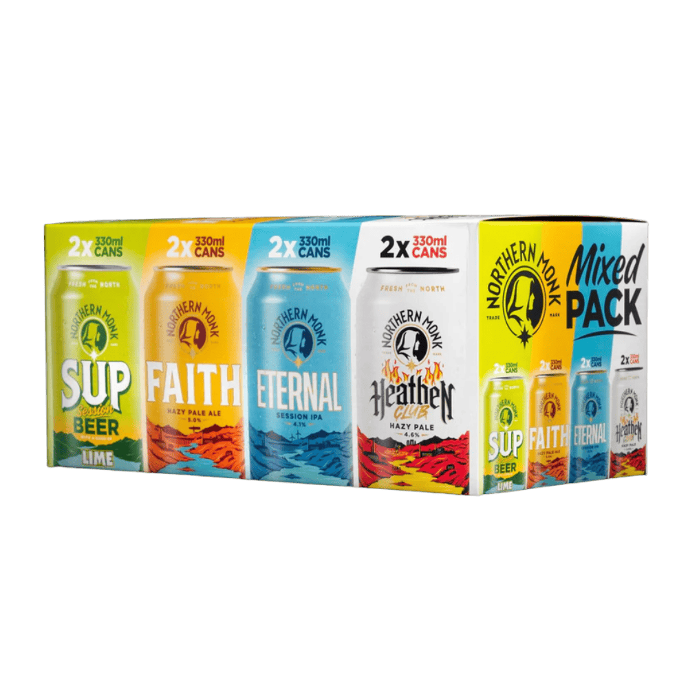Northern Monk 8-Can Mixed Pack (330ml) - LowCostBeer