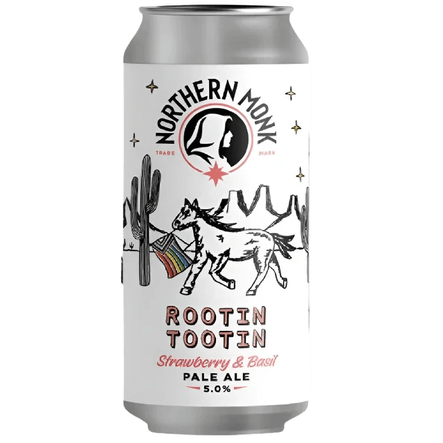 Pride 2024 Rootin' Tootin' Strawberry & Basil Fruit Pale Ale - 440ml (5.0%) - LowCostBeer