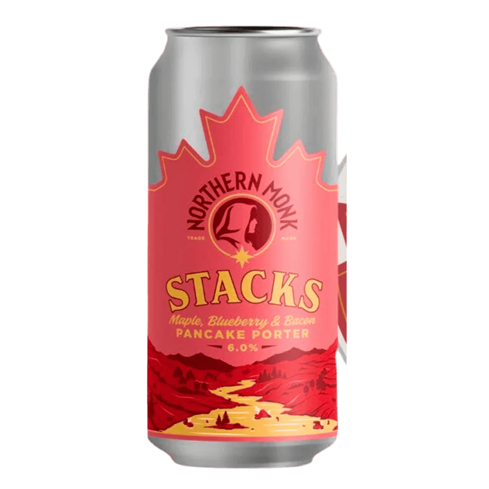 Northern Monk Stacks – Maple, Blueberry & Bacon Pancake Porter (6%) 440ml Low Cost Beer