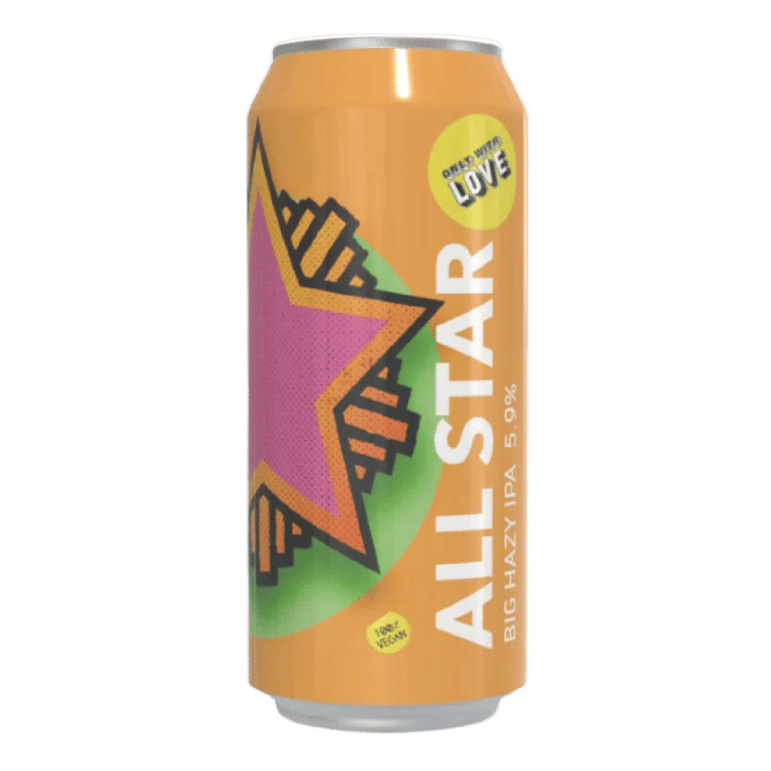 Only With Love All Star IPA (5.9%) 440ml Low Cost Beer