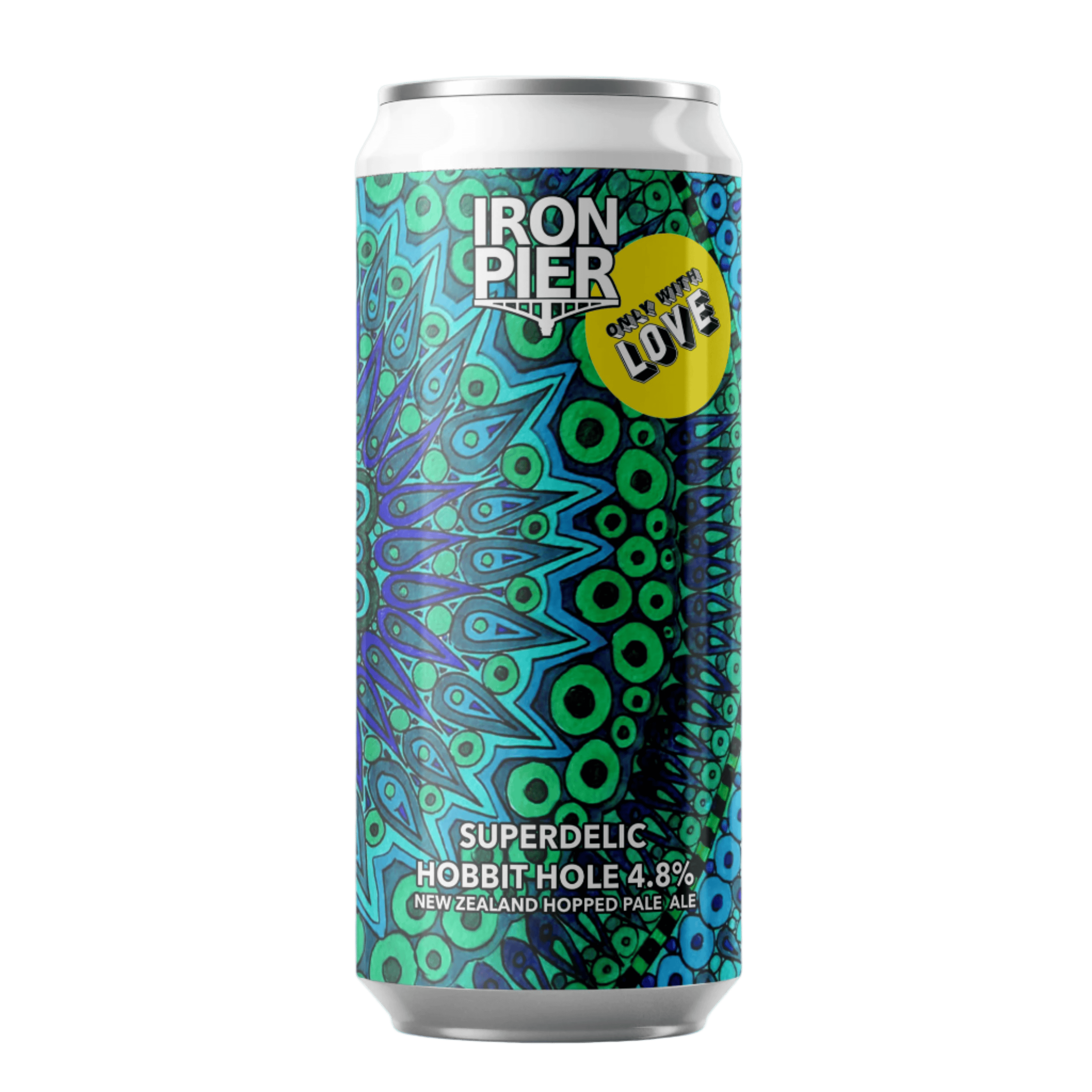 Only With Love Superdelic Hobbit Hole | Iron Pier Collab Pale Ale (4.8%) 440ml Low Cost Beer
