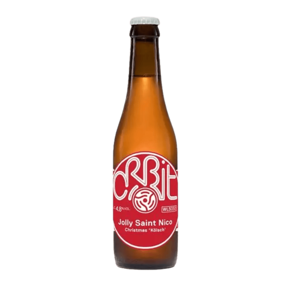 Orbit Beers Jolly Saint Nico Christmas Spiced Kolsch (4.8%) 330ml Low Cost Beer