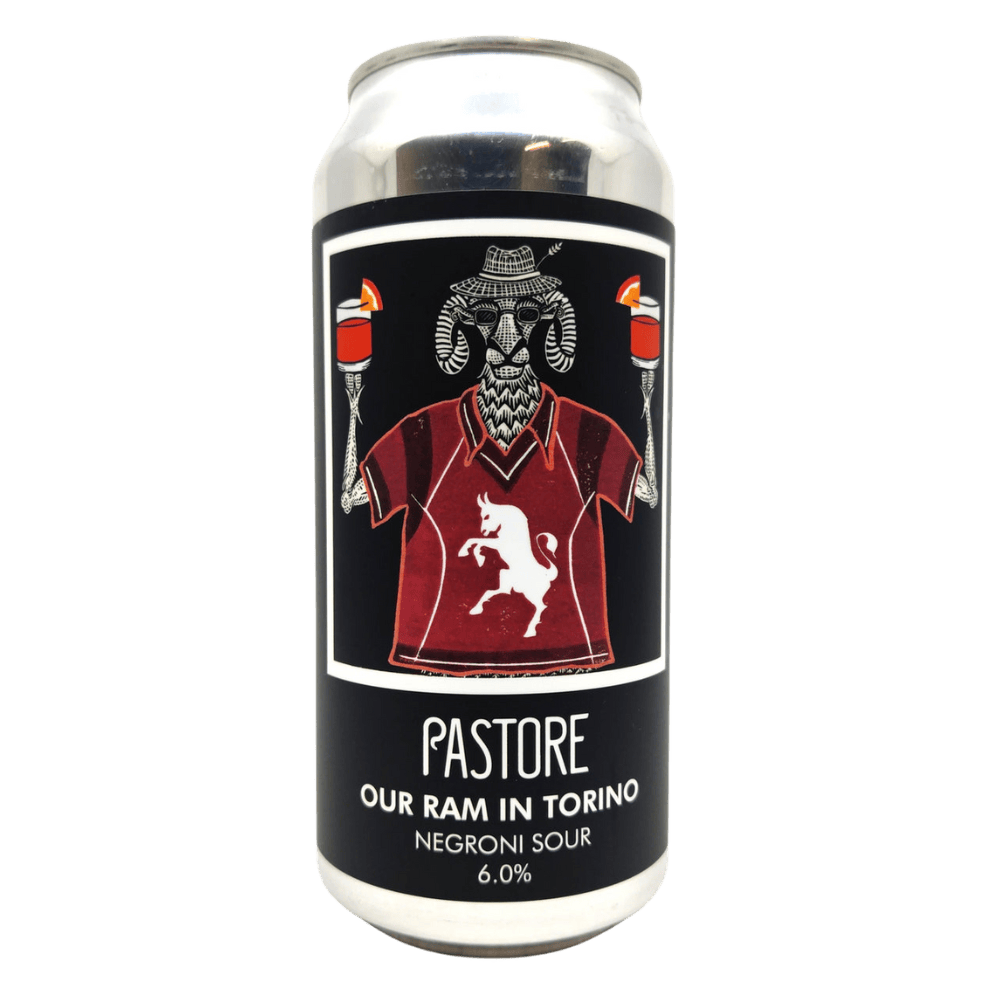 Pastore Brewing Our Ram in Torino (Negroni-Style Pastry Sour, 6%) 440ml Low Cost Beer