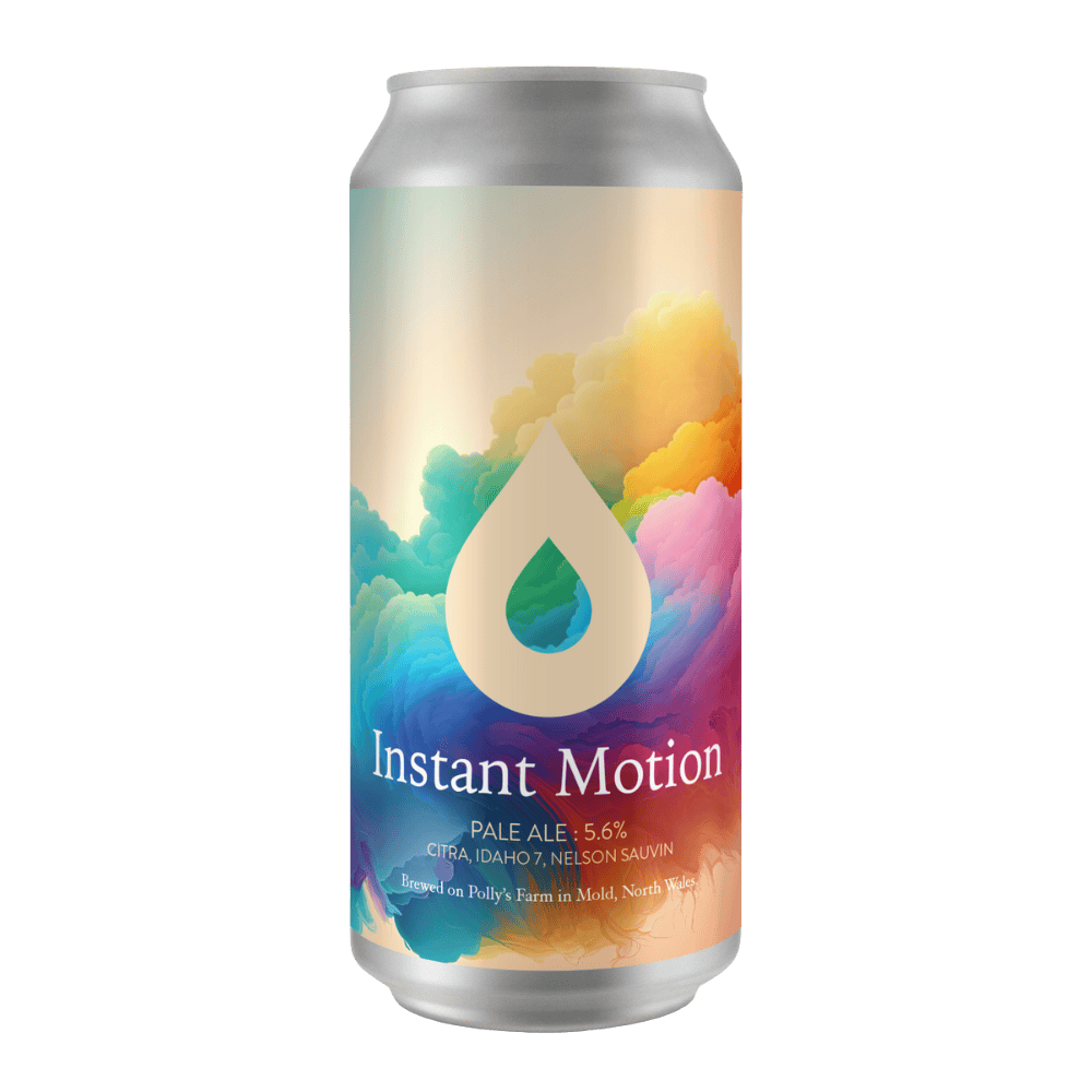 Polly’s Brew Co. Instant Motion (New England / Hazy Pale Ale, 5.6%) 440ml Low Cost Beer