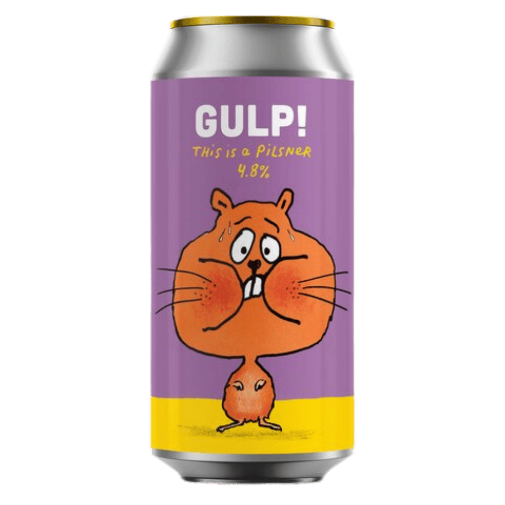 Pretty Decent Gulp! Pilsner 4.8% 440ml – LowCostBeer
