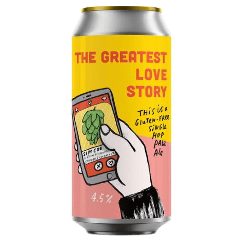 Pretty Decent Beer Co The Greatest Love Story (Gluten Free Pale Ale, 4.5%) 440ml Low Cost Beer