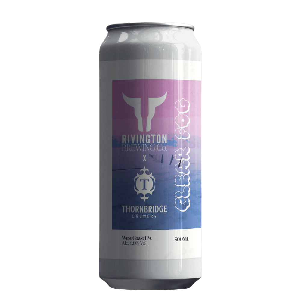 Rivington Brewing Co Clear Fog (× Thornbridge, West Coast IPA, 6%) 500ml Low Cost Beer