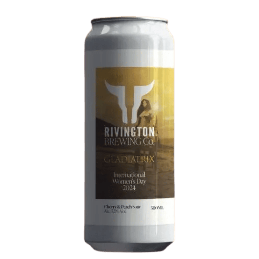 Rivington Brewing Co Gladiatrix (Peach & Cherry Sour, 5%) 500ml Low Cost Beer