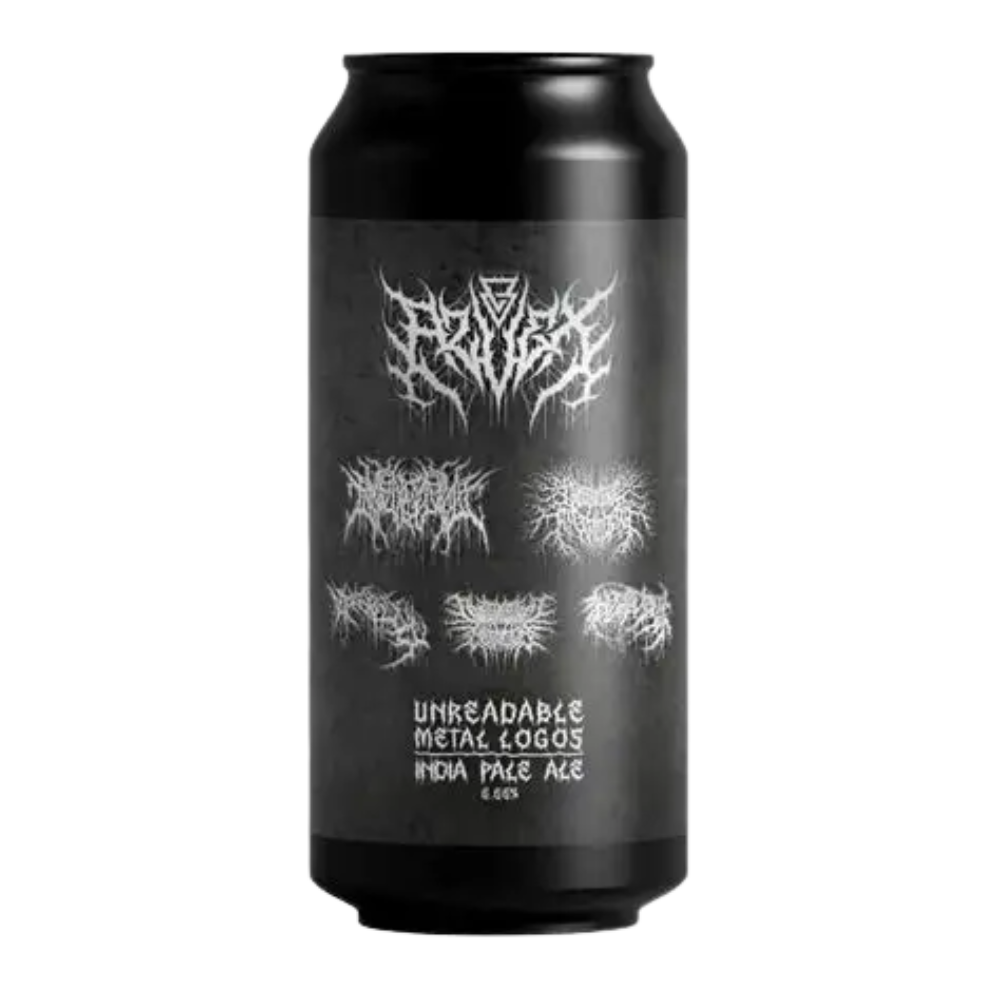 Unreadable Metal Logos (6.66%) 440ml