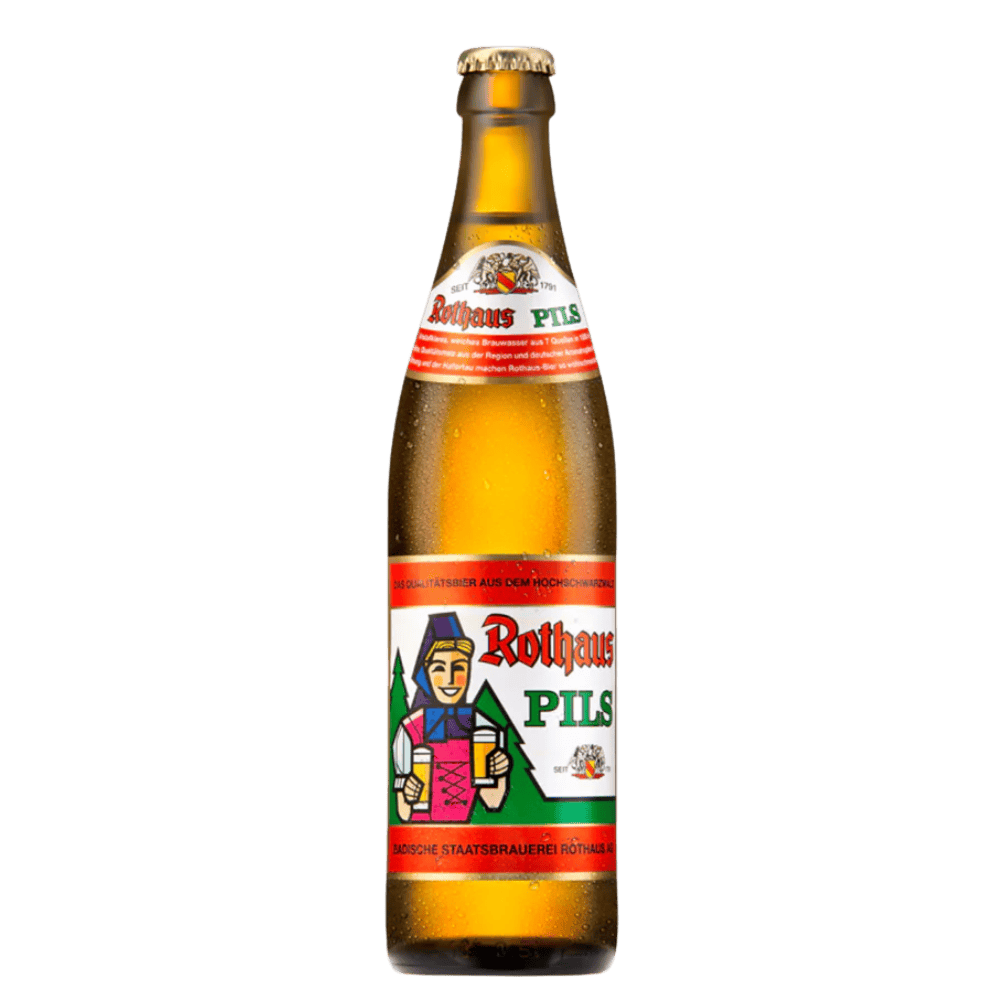 Rothaus Damaged Label Rothaus Pils (5.1%, Lager) 500ml Low Cost Beer