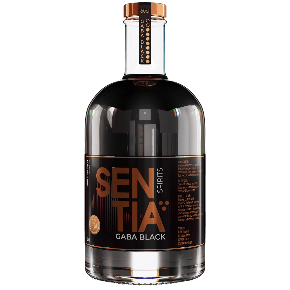 SENTIA GABA Black (Alcohol‑Free GABA Spirit, 0%) 500ml Low Cost Beer
