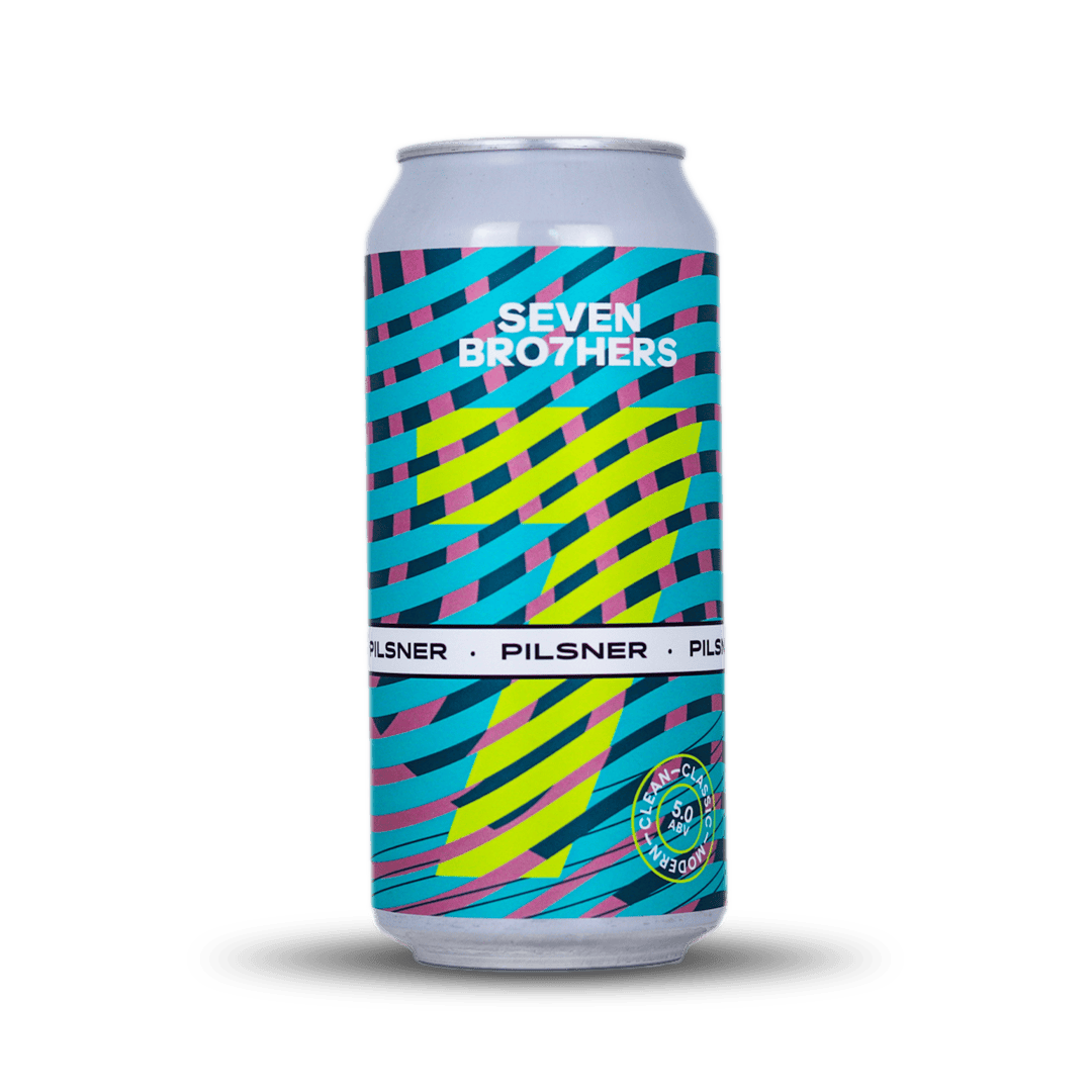 Seven Bro7hers Pilsner (Craft Pilsner Lager, 5%) 440ml Low Cost Beer