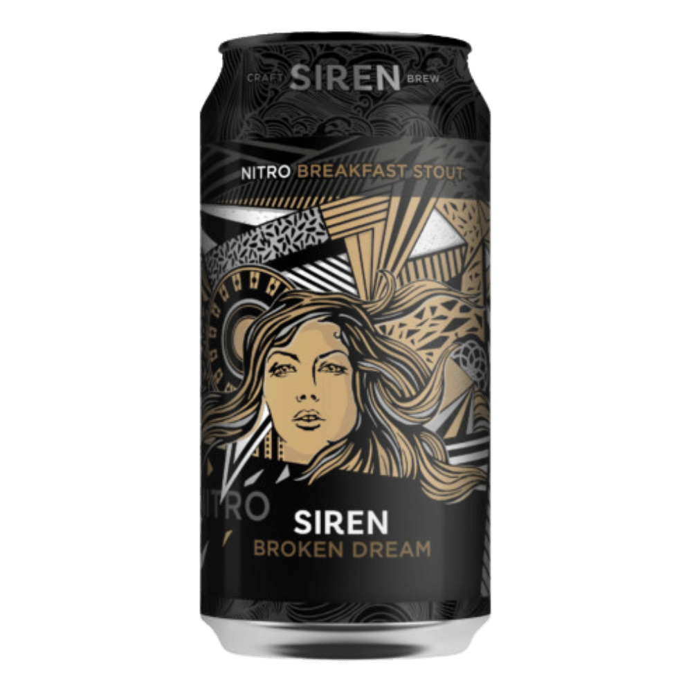 Siren Craft Brew Broken Dream (Nitro Breakfast Stout, 6.5%) 440ml Low Cost Beer