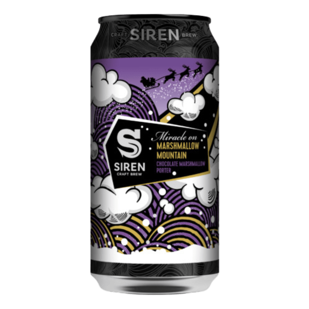 Siren Craft Brew Miracle on Marshmallow Mountain (Chocolate Marshmallow Porter, 5.1%) 440ml Low Cost Beer
