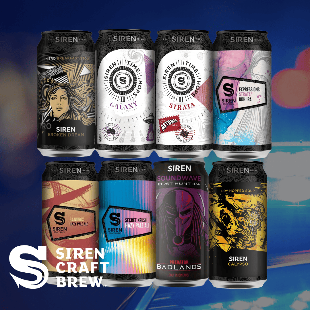 Siren Craft Brew Siren Craft Brew Showcase Box (8x 440ml) Low Cost Beer