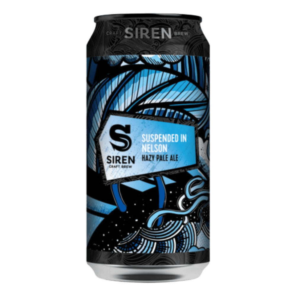 Siren Craft Brew Suspended in Nelson (Hazy Pale Ale, 4%) 440ml Low Cost Beer