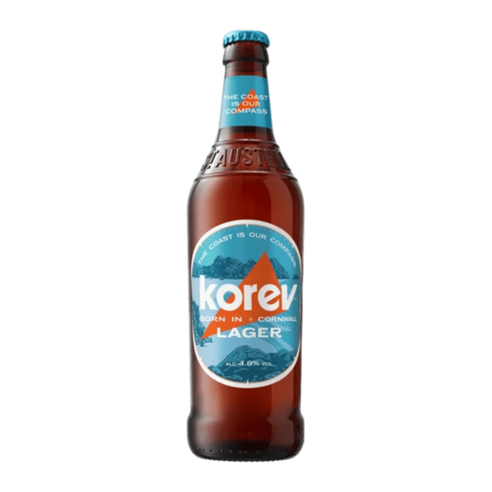 St Austell Brewery Korev Lager (4.8%) 330ml Low Cost Beer