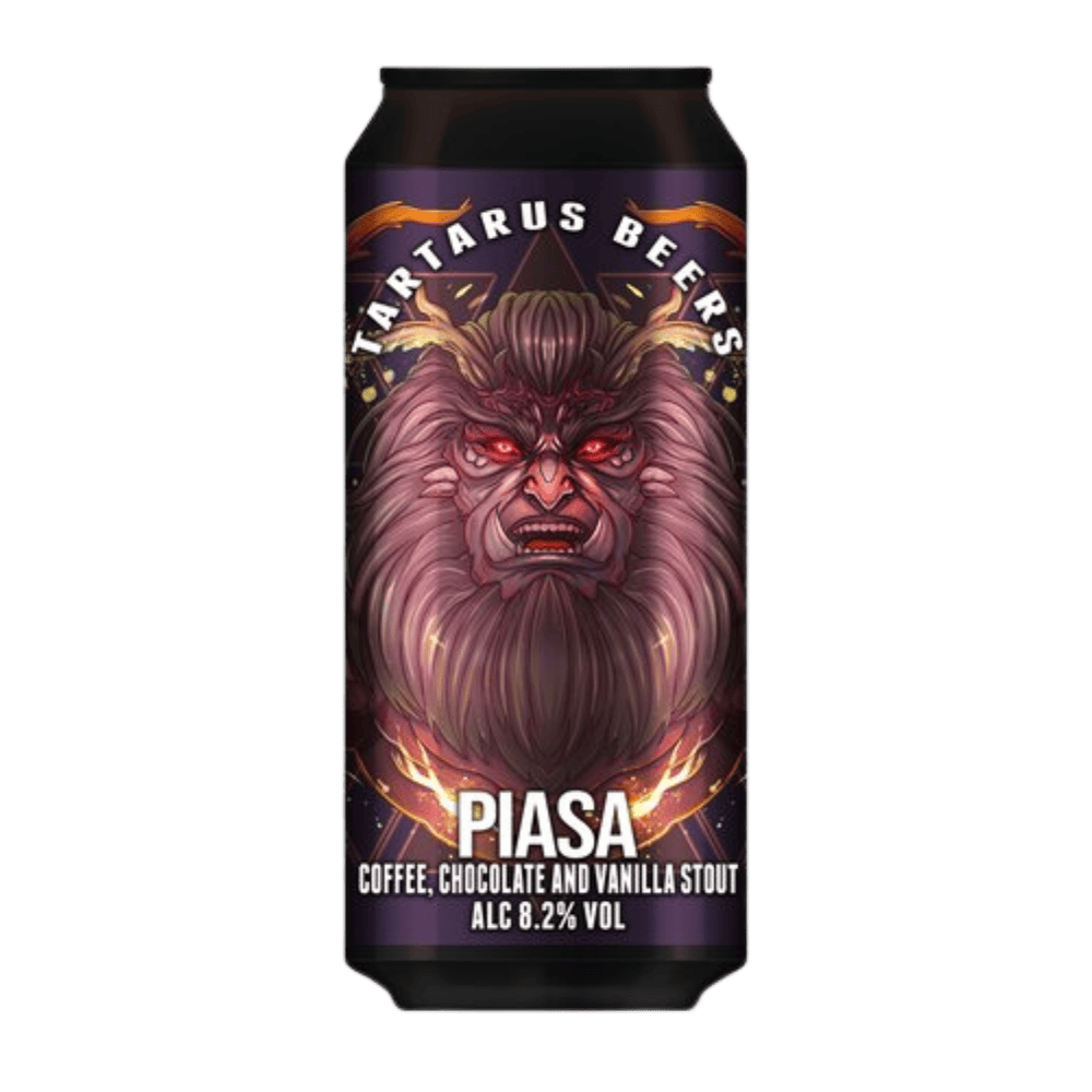 Tartarus Beers Piasa (Coffee, Chocolate & Vanilla Stout, 8.2%) 440ml Low Cost Beer