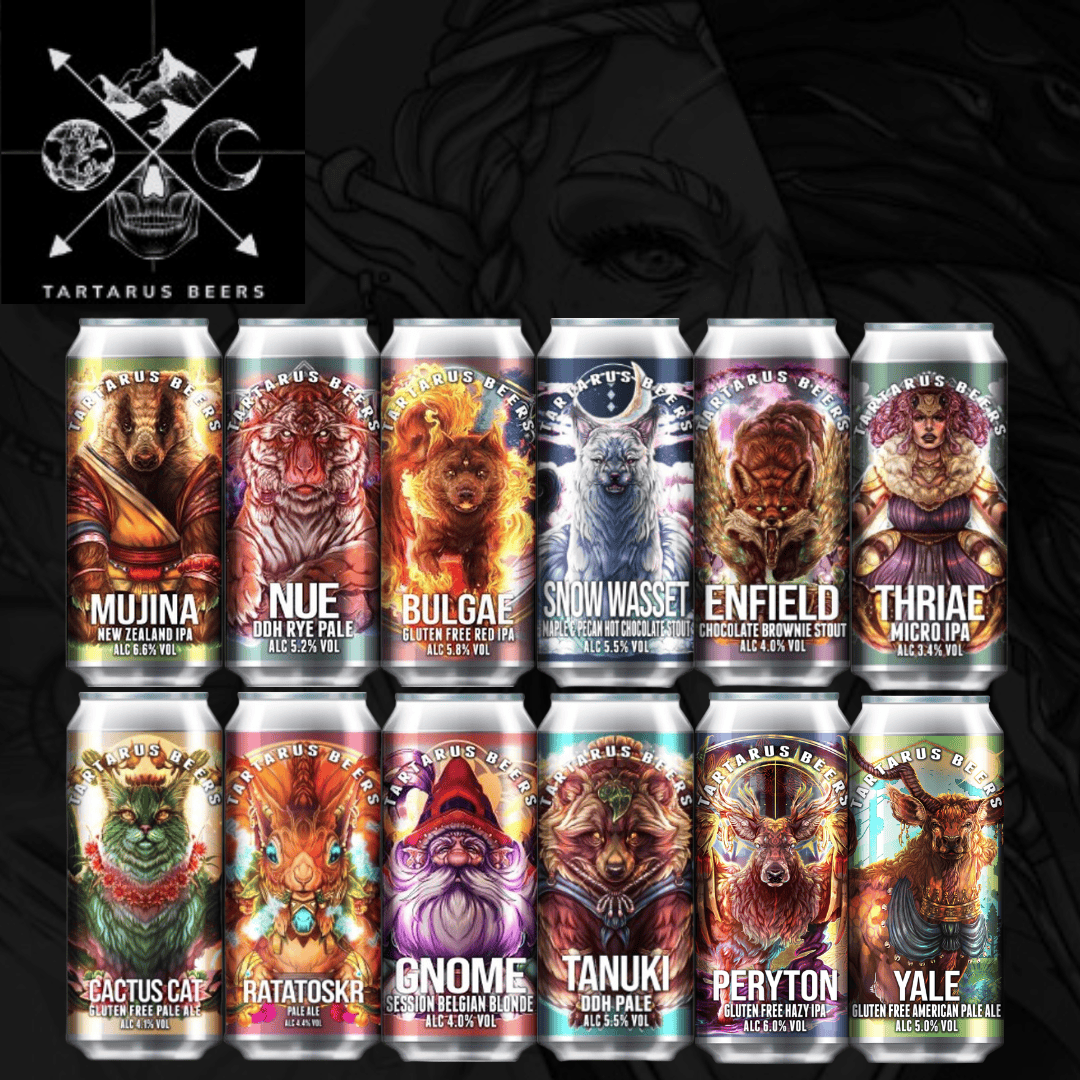 Tartarus Beers Tartarus Beers Brewery Showcase Box (12 x 440ml) Low Cost Beer