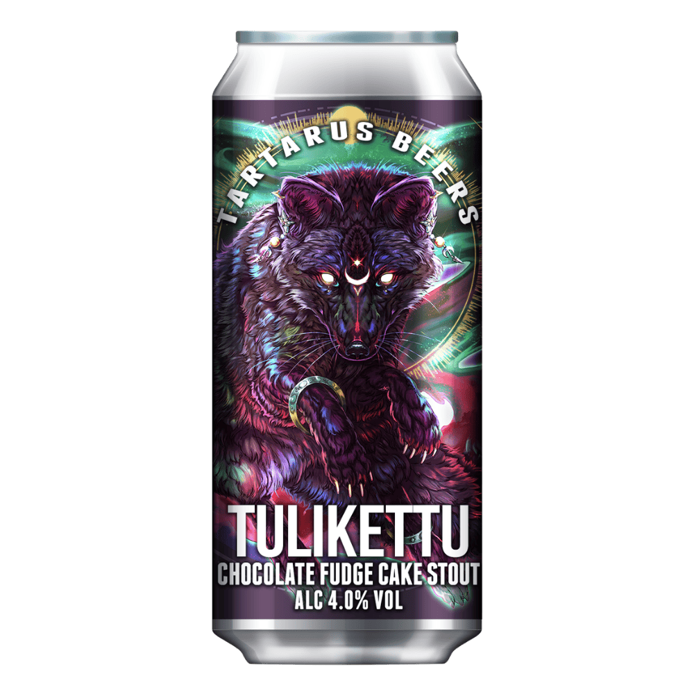 Tartarus Beers Tulikettu (Chocolate Fudge Cake Stout, 4%) 440ml Low Cost Beer