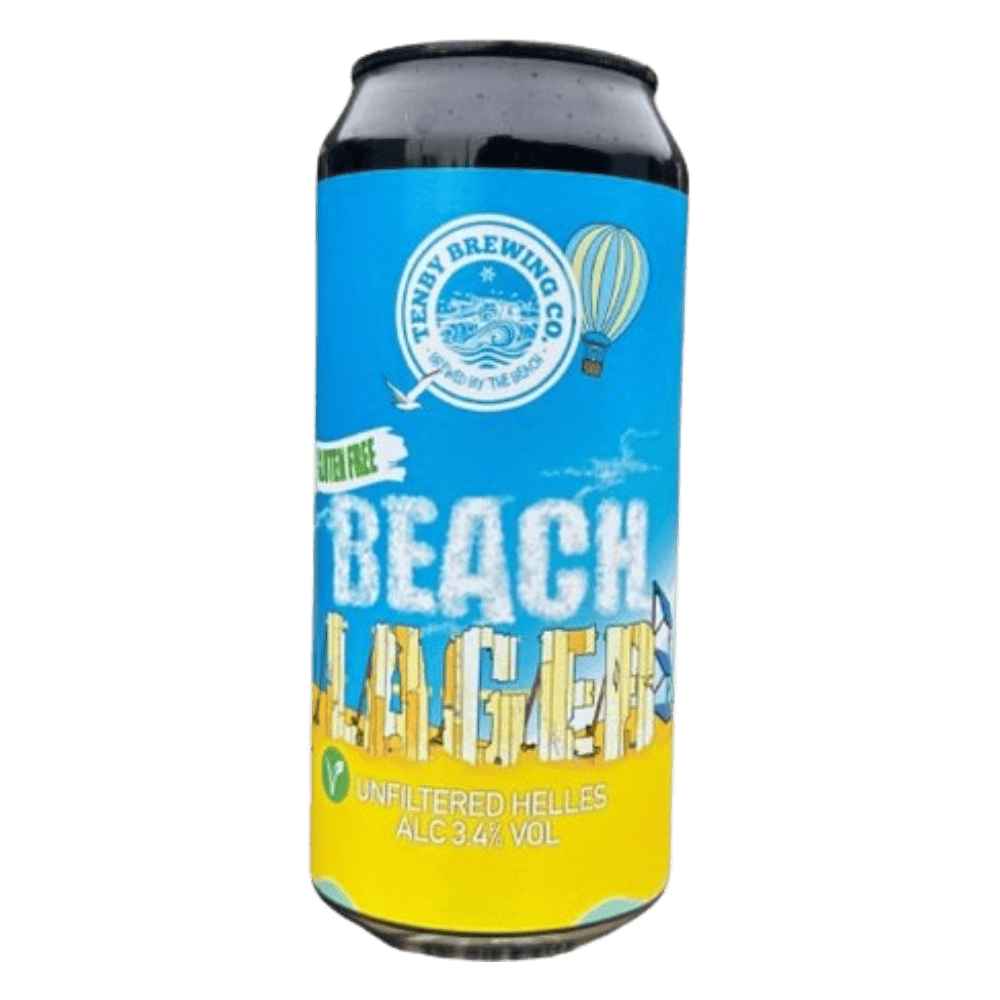 Tenby Brewing Co Beach Lager (3.4%) 440ml Low Cost Beer