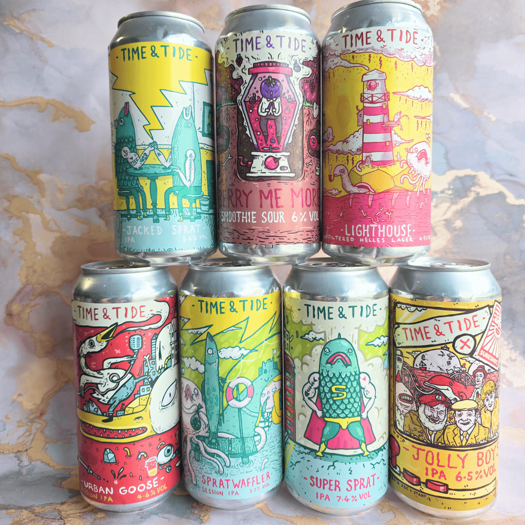 Time & Tide Time & Tide Brewery Showcase Box (7× 440ml Cans) Low Cost Beer