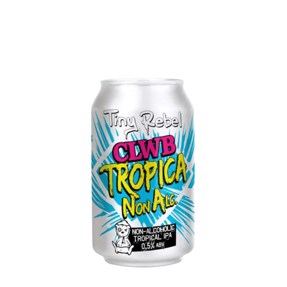 Tiny Rebel Clwb Tropica Non-Alc (Non-Alcoholic IPA, 0.5%) 330ml Low Cost Beer