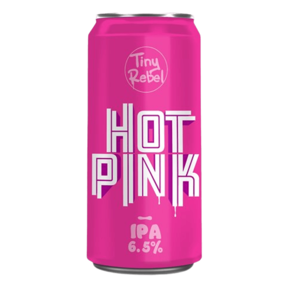 Tiny Rebel Hot Pink IPA (6.5%) 440ml Low Cost Beer