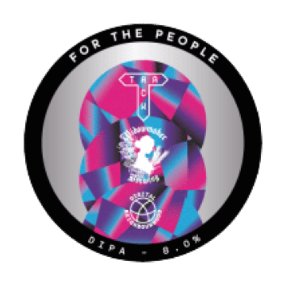 Track Brewing Co. For The People (Widowmaker Collab, DIPA, 8%) 1L Draught Low Cost Beer
