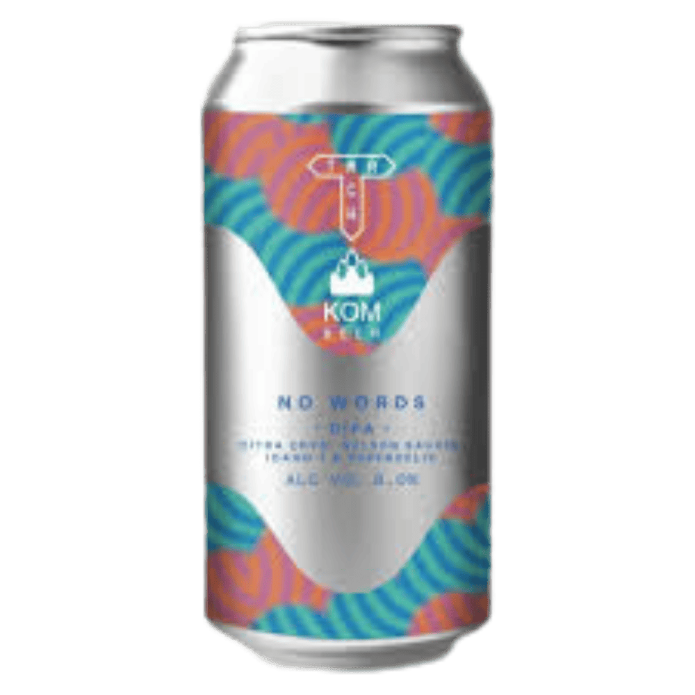 Track Brewing Co. No Words (KOM Beer Collab)  (Double IPA, 8%) 440ml Low Cost Beer