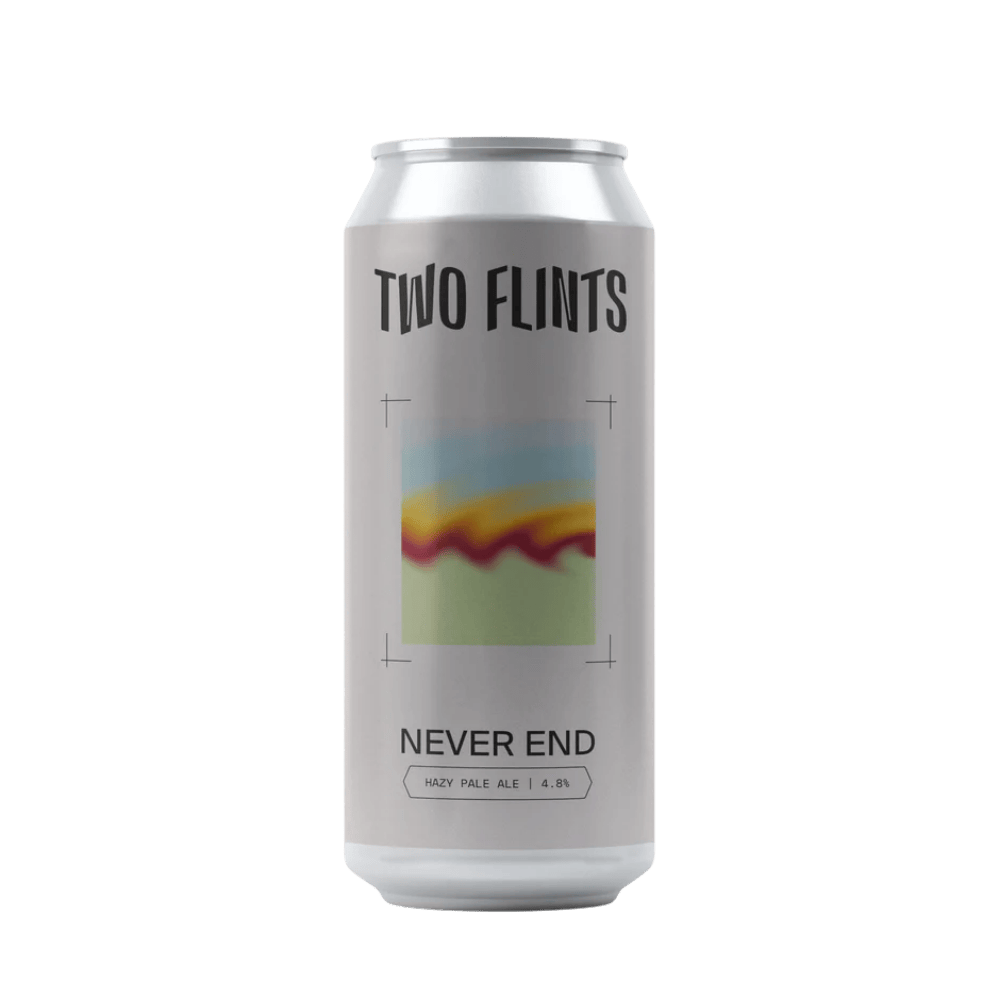 Two Flints Never End (NEPA, 4.8%) 440ml Low Cost Beer
