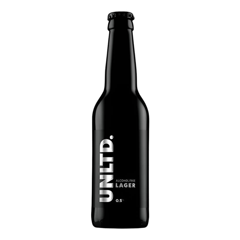UNLTD. UNLTD. Lager (0.5%) 330ml Low Cost Beer