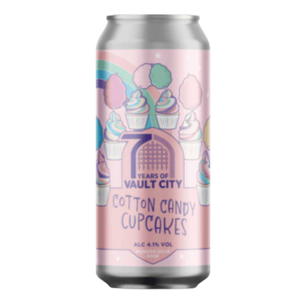 Vault City Cotton Candy Cupcakes (4.5%) 440 ml Low Cost Beer