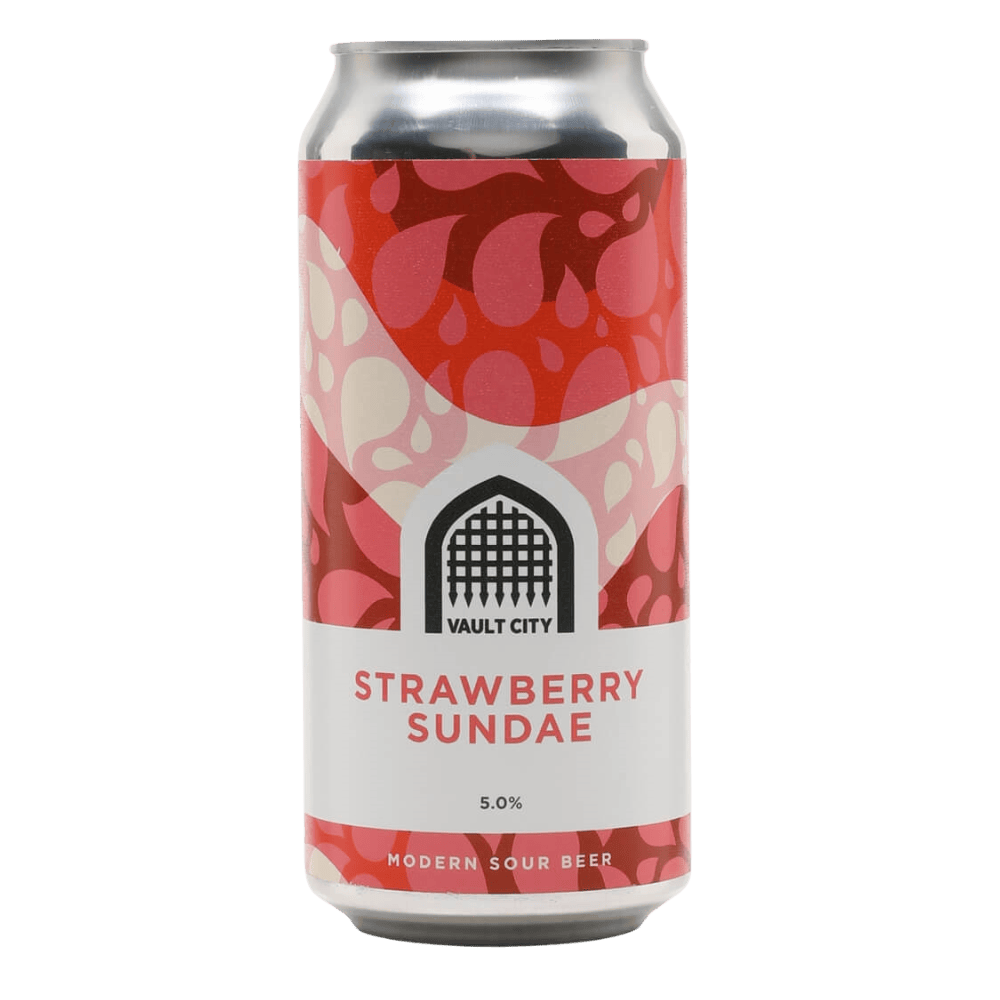 Vault City Strawberry Sundae (5%) 440ml Low Cost Beer