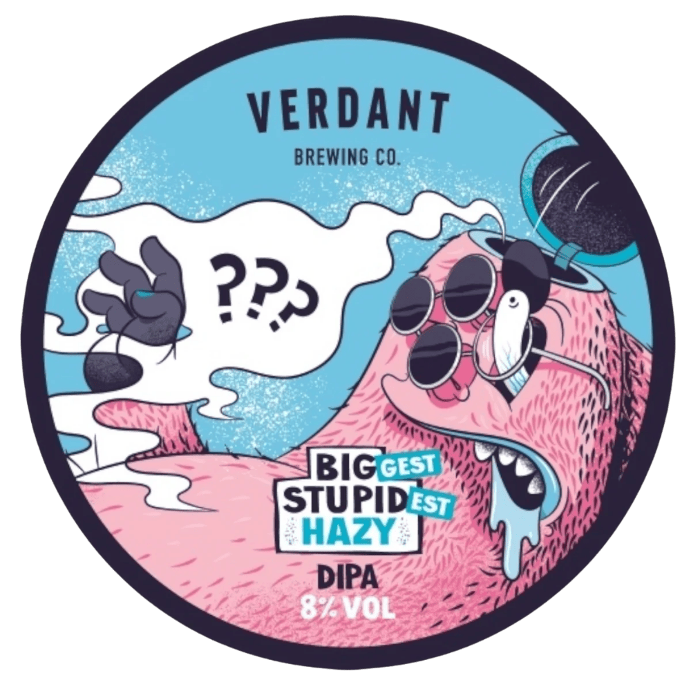 Verdant Brewing Co Biggest Stupidest Hazy (DIPA, 8%) 1L Draught Low Cost Beer