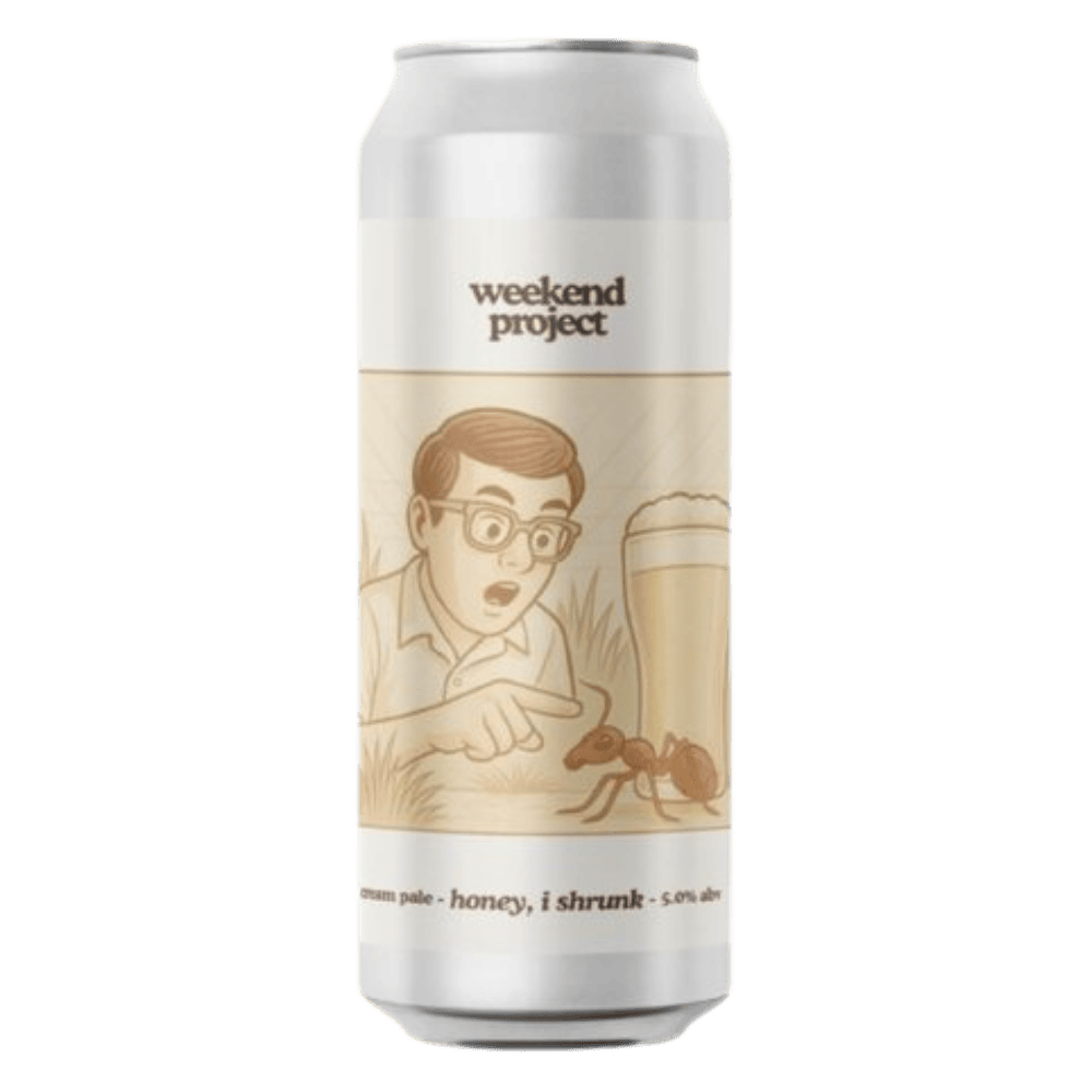 Weekend Project Honey, I Shrunk (Oat Cream Pale, 5%) 440ml Low Cost Beer