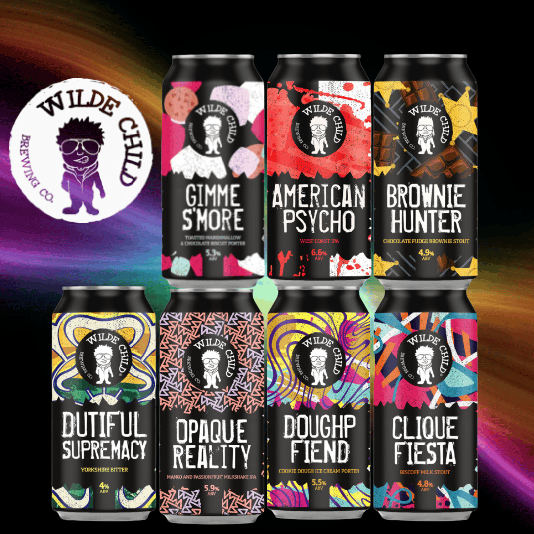Wilde Child Wilde Child Brewing Co Showcase Box (7 x 440ml) Low Cost Beer