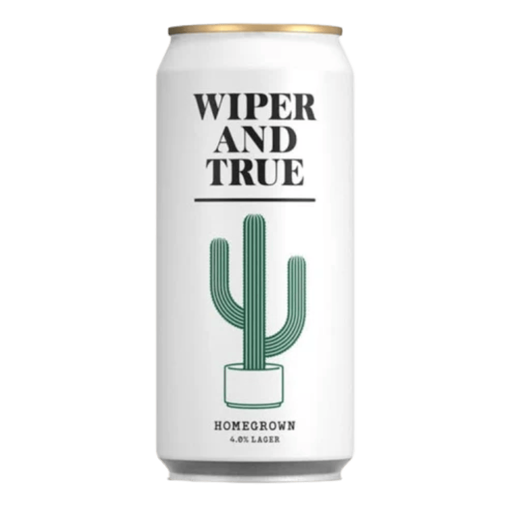 Wiper & True Homegrown Lager (Lager, 4%) 440ml Low Cost Beer