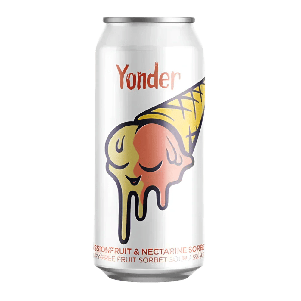 Yonder – Passionfruit Nectarine Sorbet Sour, 4.5% 440ml - LowCostBeer